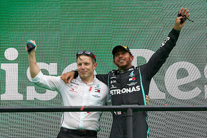 Peter Bonnington - Lewis Hamilton - Mercedes